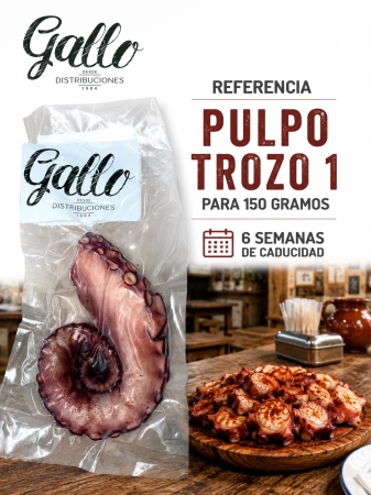 PULPO 1 PATA 150 Gr