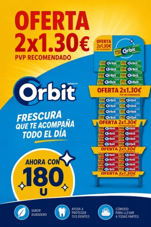 LOTE ORBIT 2X1,30€  180u