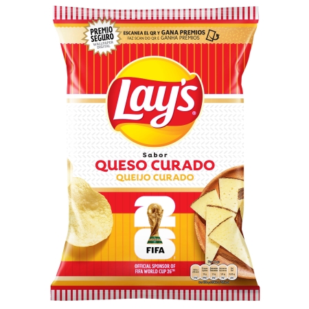 1.70€ Tira 6 unid. LAYS QUESO CURADO